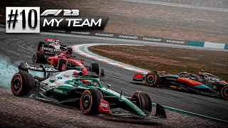 F1 23 - MY TEAM - GP DA ÁUSTRIA 50% - TENSÃO NA CORRIDA SPRINT! - EP 010