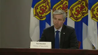 Nova Scotia Premier Tim Houston comments after cabinet meeting – February 10, 2022