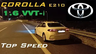 TOYOTA COROLLA E210 (2020) (132 hp) Acceleration & Top Speed