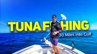 Lane Snapper hot bite | Tuna fishing | 30 Miles into Gulf