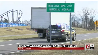 Road renamed for fallen York Co. Det. Mike Doty