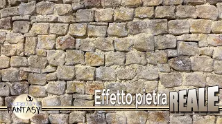 How to build a stone wall in xps foam - real effect #21