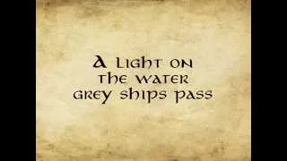 Into the West - Annie Lennox lyrics video from The Lord of the Rings : The Return of the King