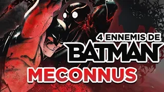 4 ENNEMIS DE BATMAN MECONNUS ! (Feat Captain Maks)