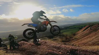 Sketchy Double at Broxburn Bing - Scottish Enduro Vlogs Ep8