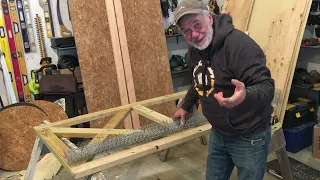 Building a Crossbuck Door w/new Tool for the Chicken Run