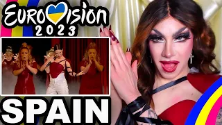 Blanca Paloma - Eaea - Spain 🇪🇸 Drag Queen Reacts to Eurovision 2023