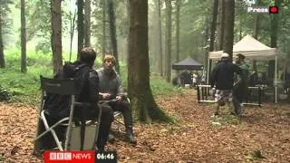 BBC Breakfast - Merlin Set Visit & Interviews [01/10/11]