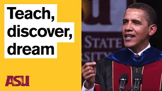 Barack Obama at Arizona State University (ASU): Dare to dream