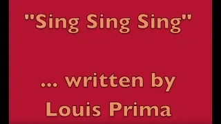 Sing Sing Sing Lyrics w/ Kids' Vocals