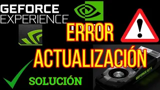 NVIDIA ERROR | Actualización Tarjeta GRÁFICA| SOLUCIONADO