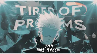 Tired Of Problems💤 Gojo Satoru [AMV/EDIT] THNKS FOR 400 SUBS!! FREE PROJECT FILE + CLIPS