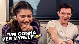 10 Times Tom Holland And Zendaya Just Couldn't Stop Laughing