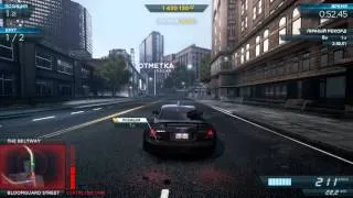 Кольцевой заезд  Mercedes Benz V12 SL65 AMG Need for Speed Most Wanted 2