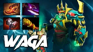 Waga Wraith King - SKELETON BOSS - Dota 2 Pro Gameplay [Watch & Learn]