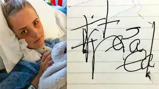 Woman Woke Up From 27-Minutes Coma, Then She Wrote A Spine-Chilling Message...