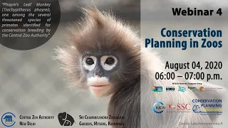 Webinar 04   Conservation Planning in Zoos