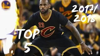 Lebron James TOP 5 defense-offense plays 2017/2018 NBA season