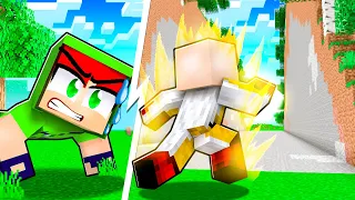 QUEBRANDO TUDO COM 1 SOCO? FIZ UM TREINAMENTO PARA VIRAR O SAITAMA NO MINECRAFT!!