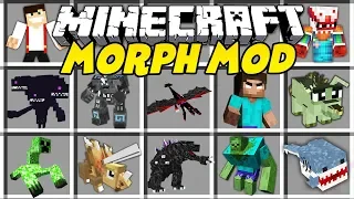 JAK ZAMIENIĆ SIĘ W KAŻDEGO BOSSA, MOBA, YOUTUBERA W MINECRAFT?! || MORPH MOD || FABULARMOD #15