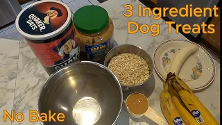 No Bake Homemade Dog Treats #dogtreats #cooking #livingstoncountry #fyp