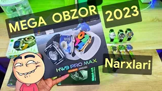 🥹SMART WATCH 9 SERIYASI VA MEXANIK SOAT NARXLARI. ☆MEGA OBZOR☆ 2023