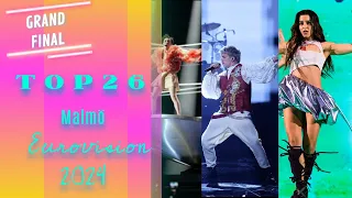 Eurovision 2024 | My top 26 (grand final)