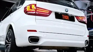 Установка активной выхлопной системы THOR на BMW Х5 F15