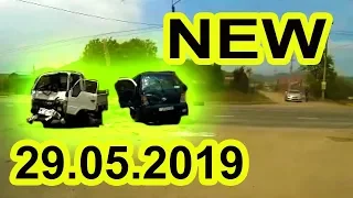 A series of road accident videos made by dashcam date 29.05.2019. Videos car crash May 2019