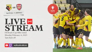 Watford v Arsenal | FA Youth Cup Fifth Round LIVE!