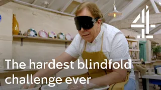 Great Pottery Throw Down | The Hardest Blindfold Challenge Ever