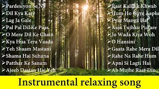 Evergreen Hindi songs instrumental music || relaxing 90s music