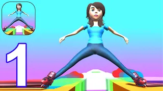 High Heels Roller - Skateboard Games - Gameplay Part 1 All Levels 1-9 Max Level (Android, iOS)