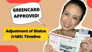 Adjustment of Status (I-485) Timeline 2022 | No Lawyer | USCIS Green Card APPROVED