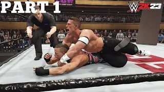 WWE 2K23: Rob Van Dam vs John Cena (2K Showcase) (Part 1) (PS4 slim)