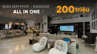 Dàn Âm Thanh Gia Đình 200 Triệu “All-in-one” Karaoke - Xem Phim - Kết Nối Không Dây | Thiên Vũ Audio