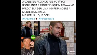 Adriane Galisteu fala para Bil sobre morte de Marília Mendonça #shorts #afazenda13 #short #galisteu