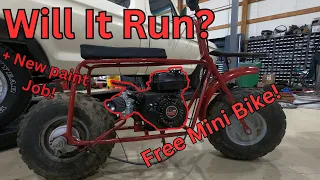 FREE Mini Bike - Can I get it running for a friend?