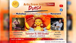 DURGA | Indrayuddh Majumdar on Sarod | Archik Banerjee on Tabla