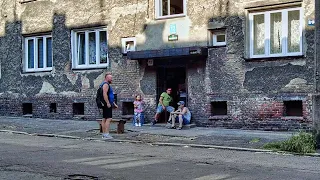 Neglected District. Walking in Bytom, Rozbark, Poland