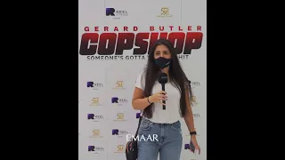 the copshop movie premiere in Dubai Mall