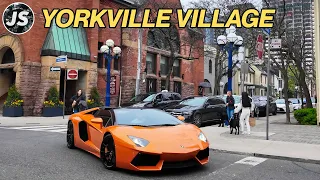 Yorkville Village Mall and Neighbourhood | Toronto Walk (April 2024)