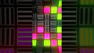 Pink And Light Green Cube Strobes Background #vjloops #verticalvideo #ledbackground4k #abstract