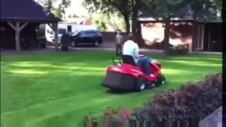 Funny Lawn Mower Prank Gone Wrong