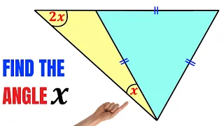 Can you solve for X? | Learn how to Solve this Geometry problem Quickly