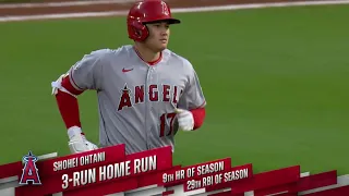 456 FEET! Shohei Ohtani DESTROYS a 3-run homer for the Angels!