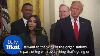 Kim Kardashian West back at White House