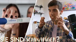 SIE SIND SCHWANGER? 🤰 | Reaktion: LIVE-Schwangerschaftstest von Coupleontour