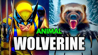 WOLVERINE GLOTÓN Animal Que Inspiró a Wolverine de MARVEL