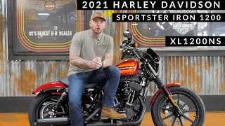 2021 Harley Davidson Iron XL1200N Sportster. FULL review and TEST RIDE.